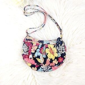 Vera Bradley Happy Snails Floral crossbody purse